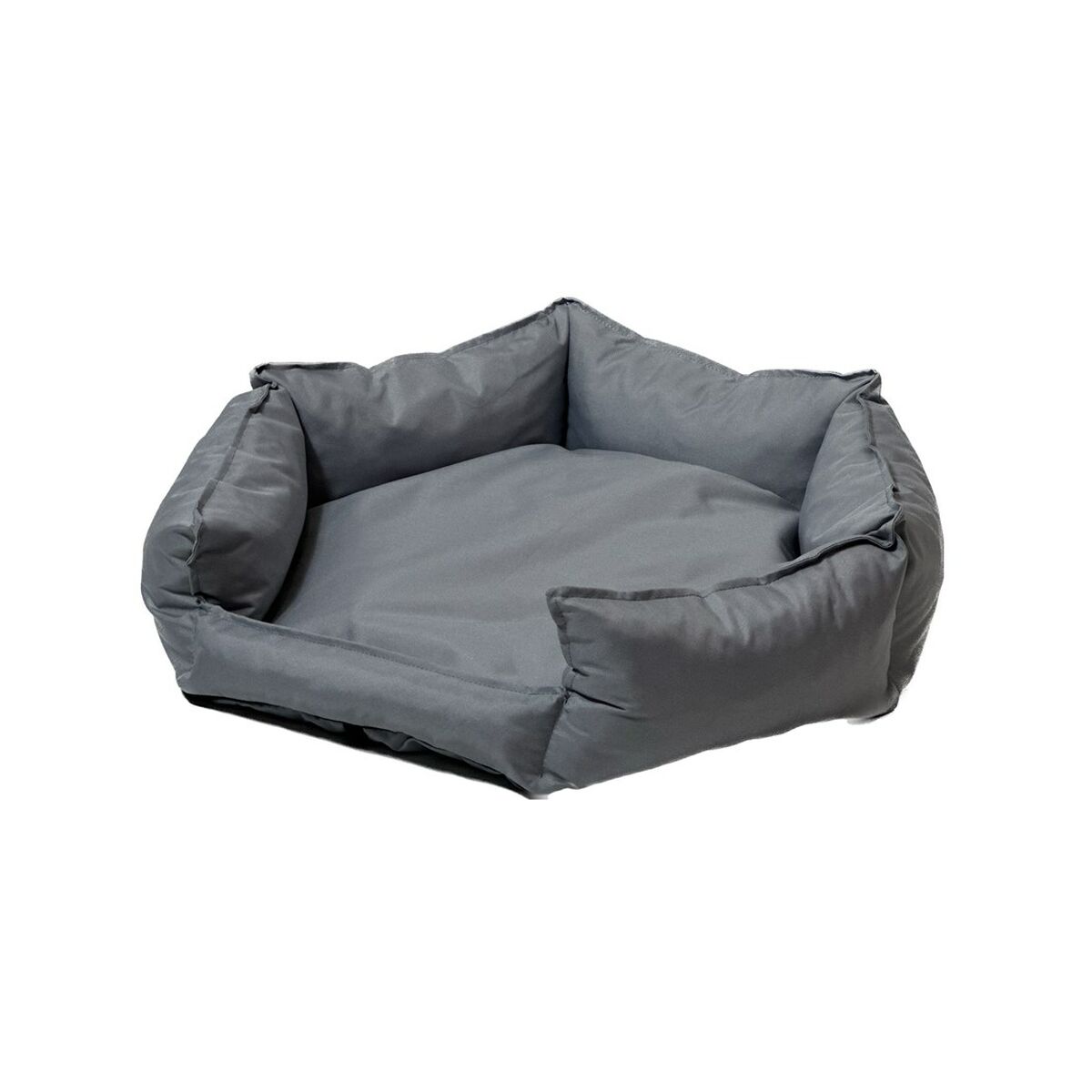 Go Gift GO GIFT Šesťuholníková sivá XL - pelech pre domáce zvieratá - 75 x 55 x 15 cm