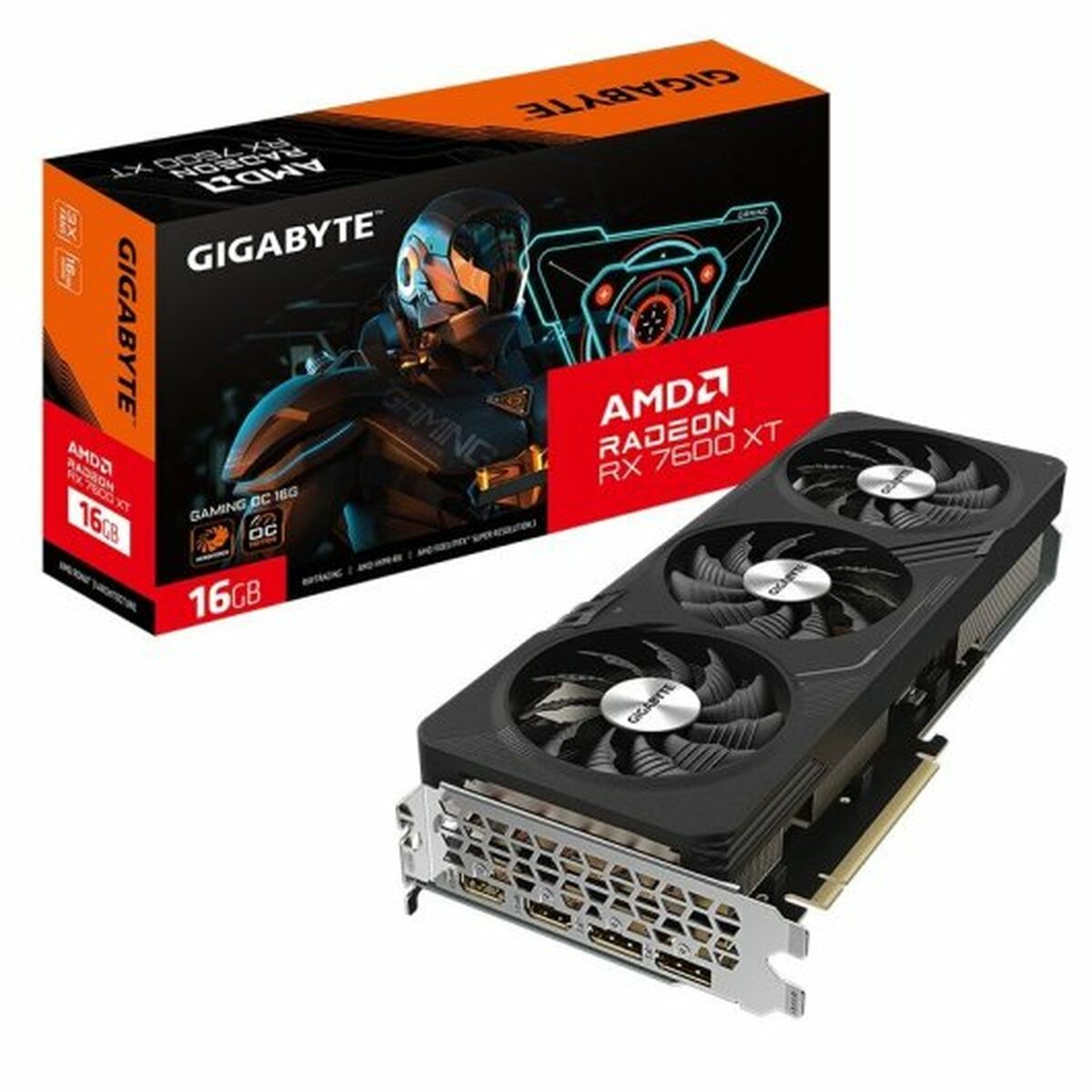 Gigabyte GIGABYTE GAMING Radeon RX 7600 XT OC 16G AMD 16 GB GDDR6