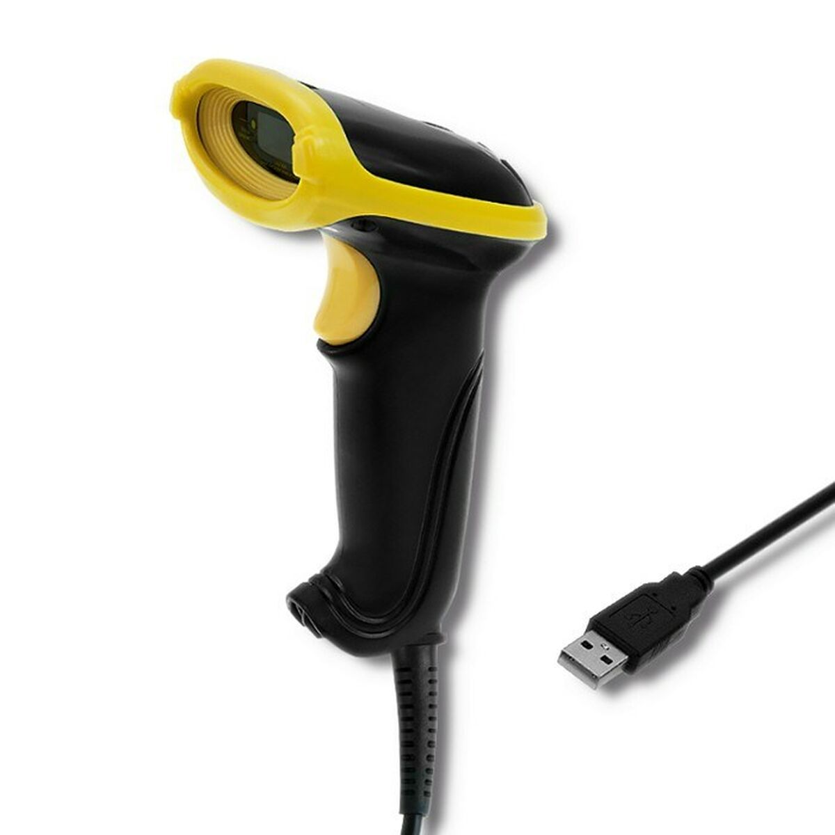 Káblový laserový skener čiarových kódov Qoltec 50860 1D | USB