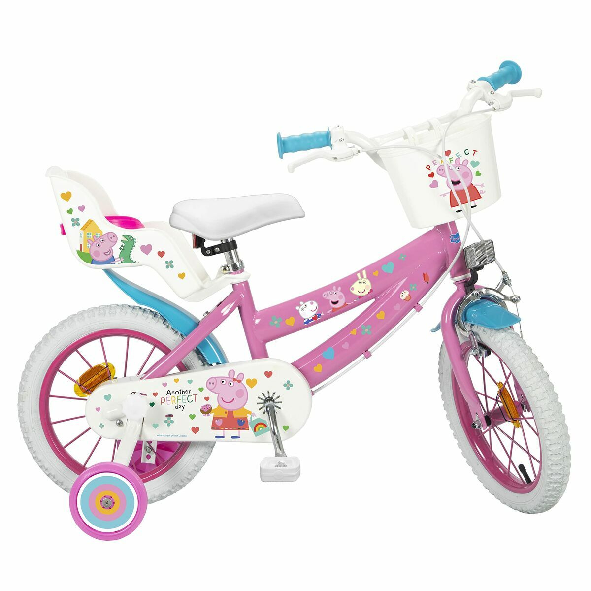 Detský bicykel 14 Paw Patrol fialový 1480 dievča TOIMSA