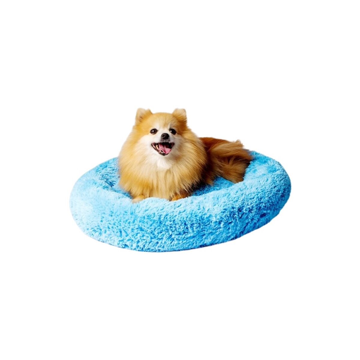 Go Gift GO GIFT Shaggy modrý M - pelech pre domáce zvieratá - 57 x 57 x 10 cm