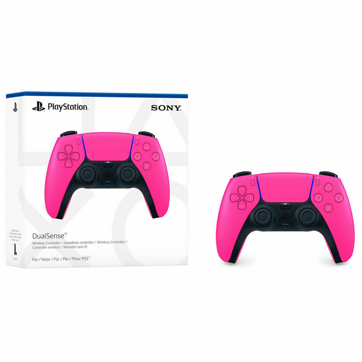Ovládač Sony PS5 DualSense Ružový Bluetooth/USB Gamepad Analógový/digitálny Android MAC PC PlayStati
