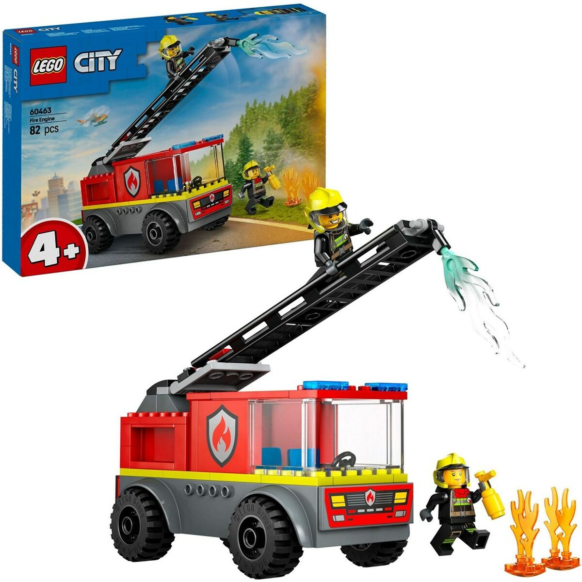 Lego LEGO CITY 60463 Hasičské auto s rebríkom