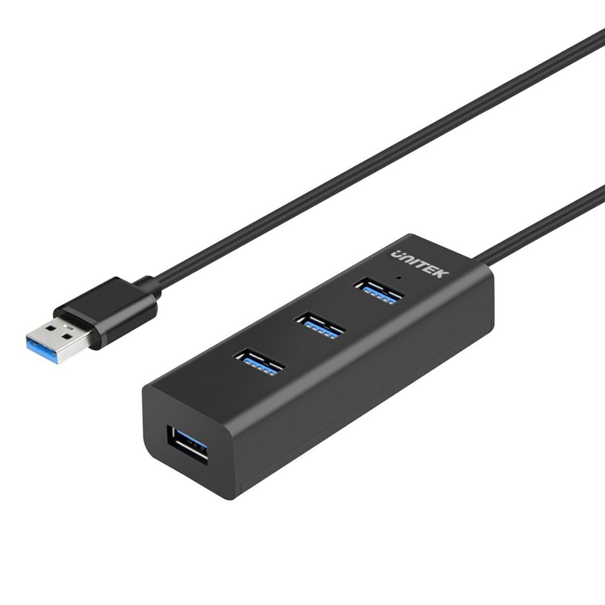 Rozbočovač UNITEK Y-3089 USB 3.2 Gen 1 (3.1 Gen 1) Typ-A 5000 Mbit/s Čierna
