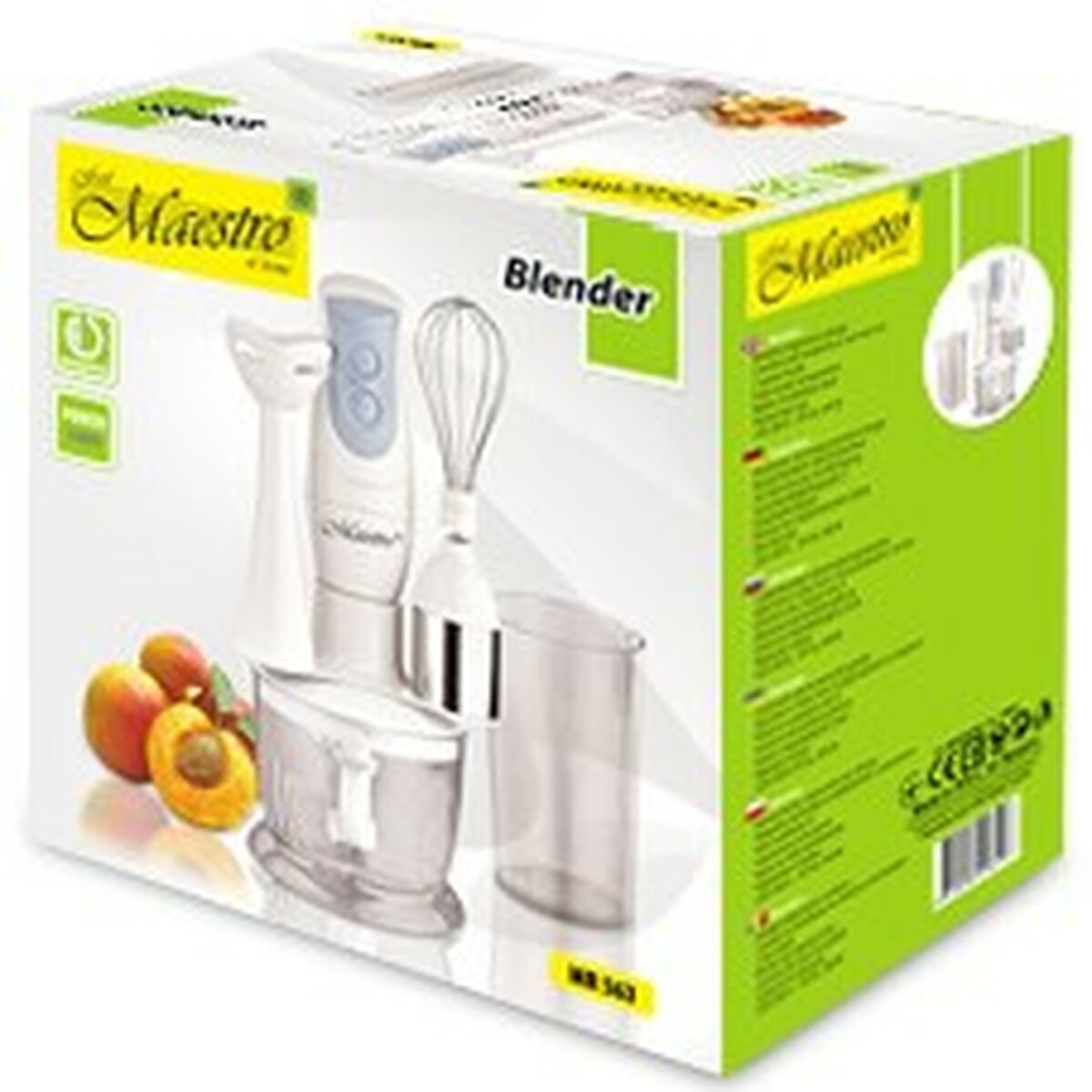 Mixér Feel-Maestro MR563, 0,6 l, kuchynský mixér, biely, 300 W