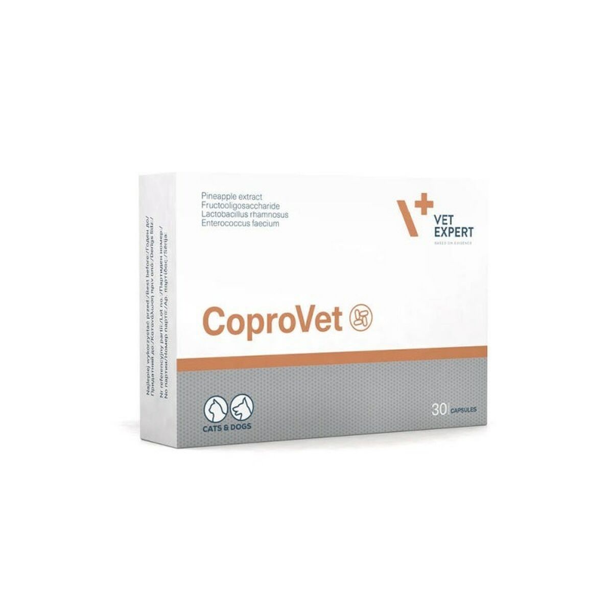 VetExpert VET EXPERT CoproVet - prípravok proti požitiu výkalov pre psy a mačky - 30 kapsúl.