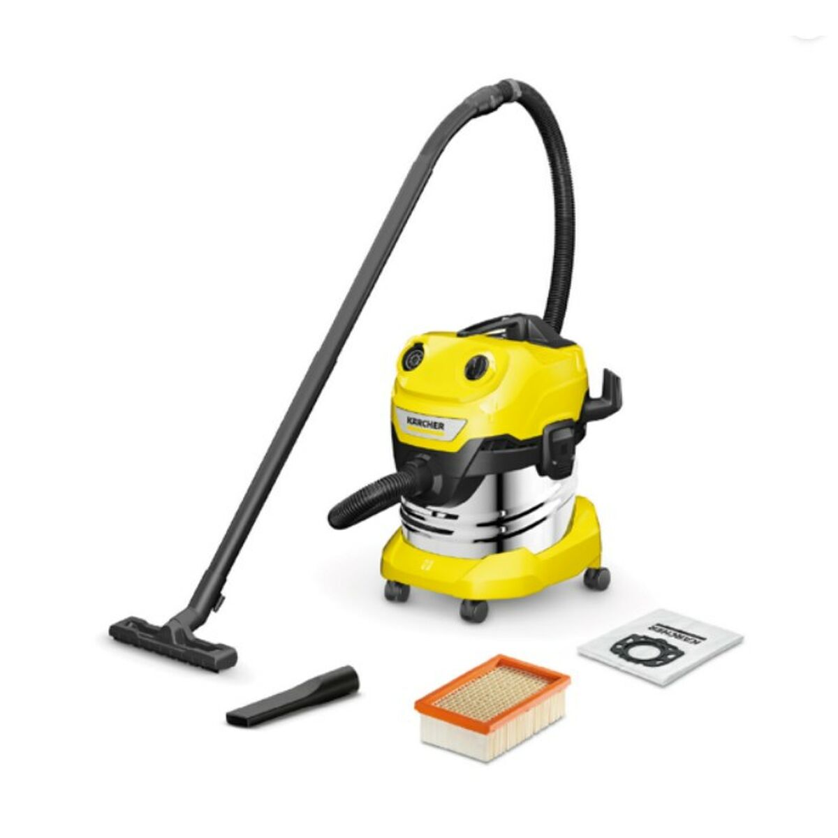 KARCHER Kärcher WD 4 S V-20/5/22 20 l sudový vysávač na suché a mokré vysávanie 1000 W bezvreckový