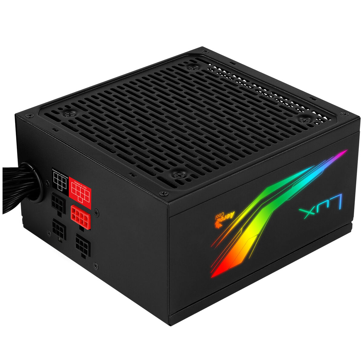 Napájací zdroj Aerocool Lux RGB 550M 550 W Čierny