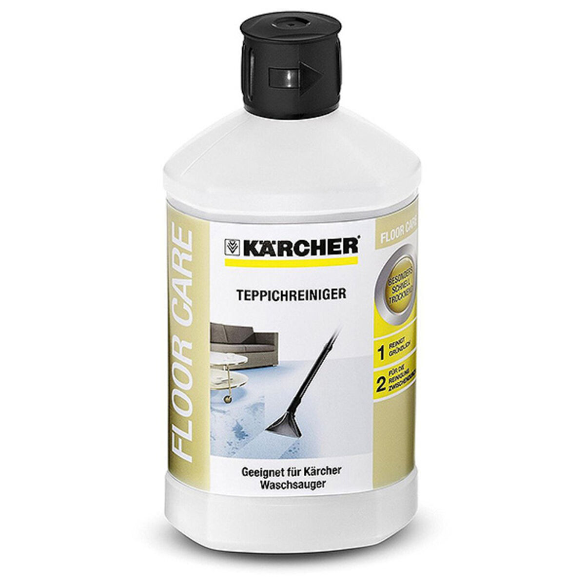 KARCHER Kärcher RM519 Rýchloschnúci tekutý čistič kobercov univerzálny čistič 1000 ml