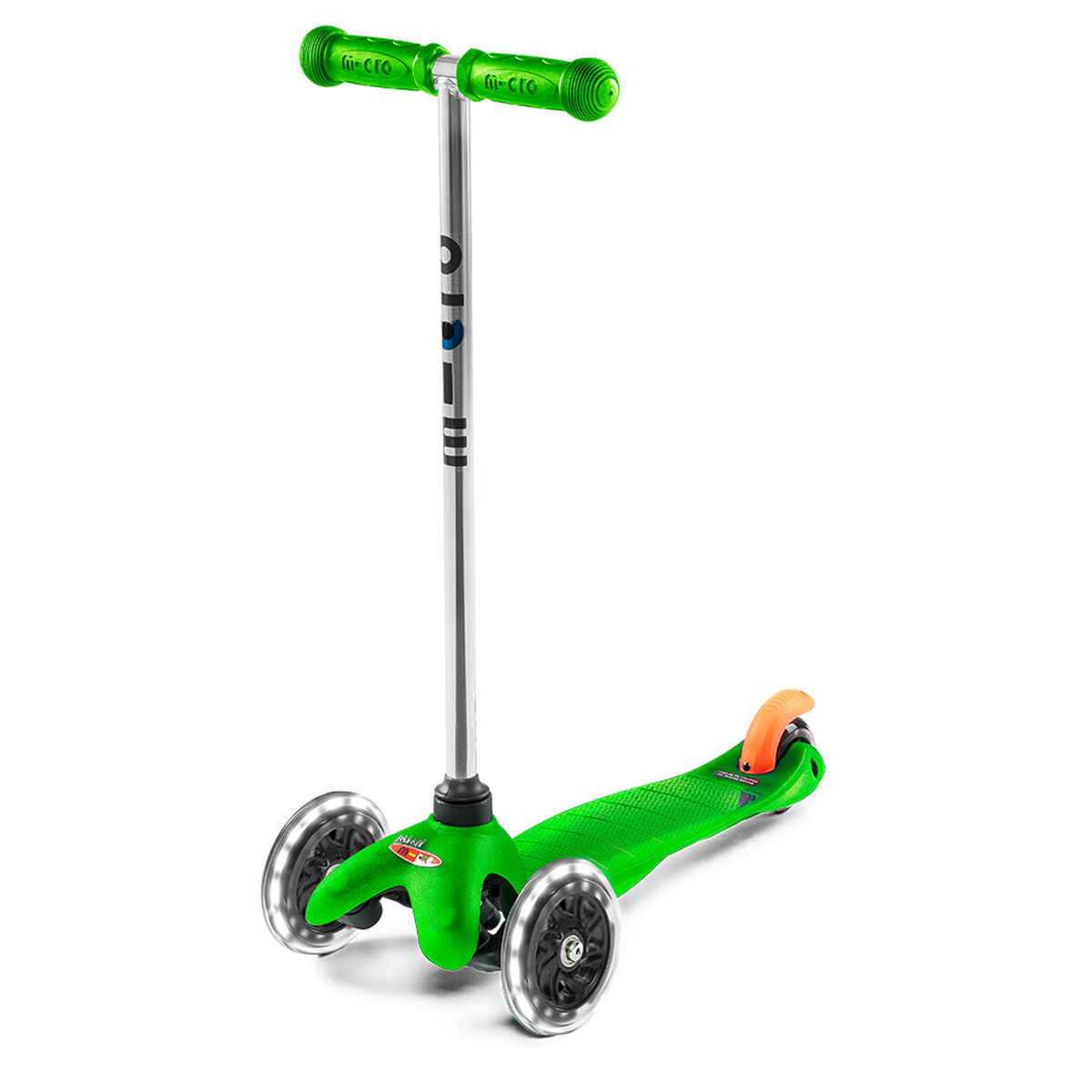 Kolobežka Mini Micro Classic Green (LED)