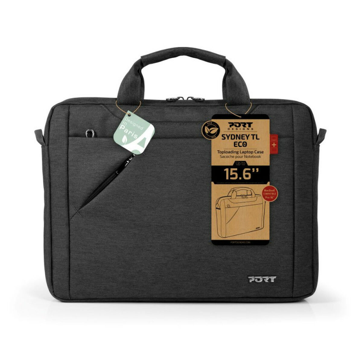 PORT DESIGNS Taška na notebook Port Designs 135172, 39,6 cm (15,6&quot;), taška s vrchným nakladačom, čierna