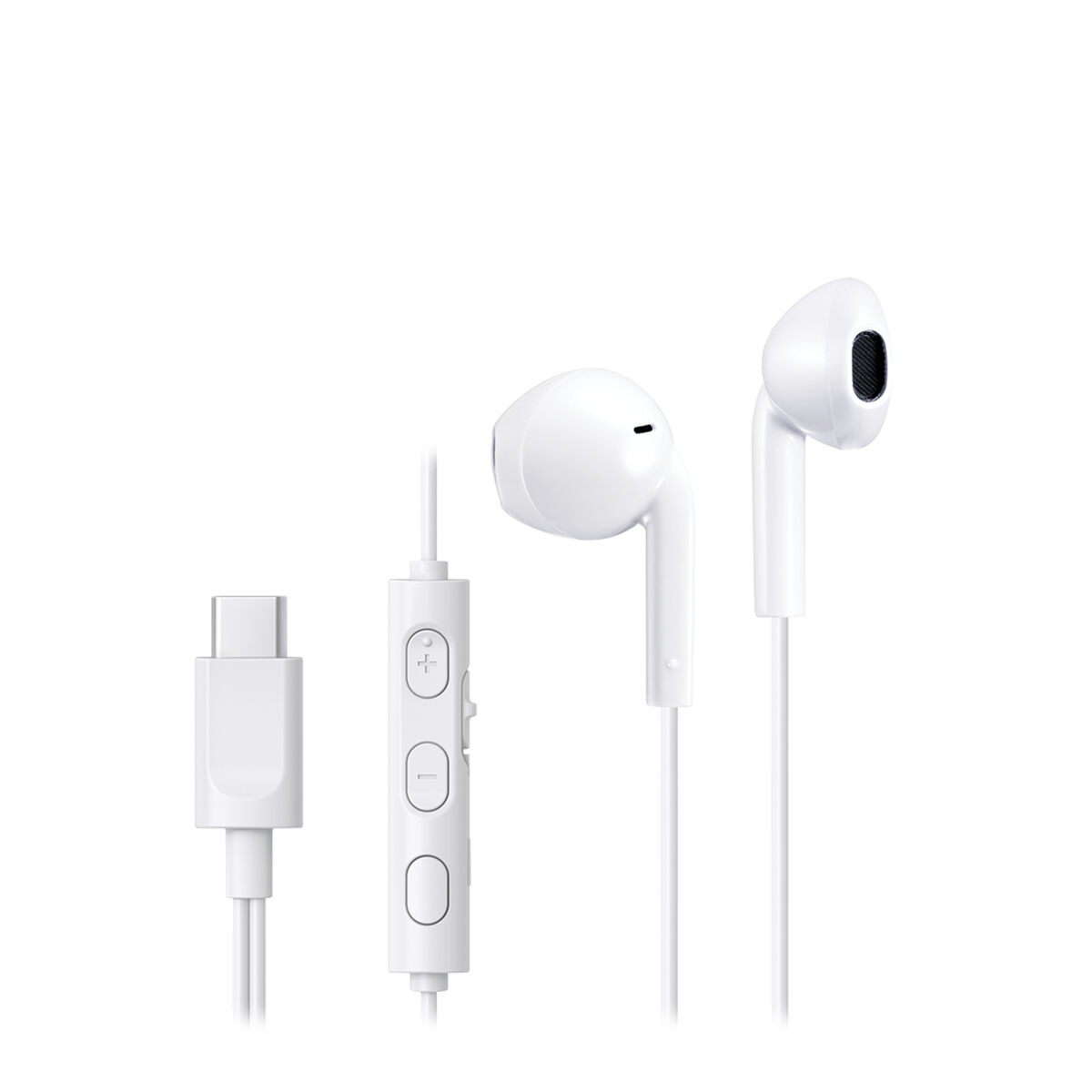 JVC HA-FR17UC USB Type-C káblové slúchadlá do uší biele