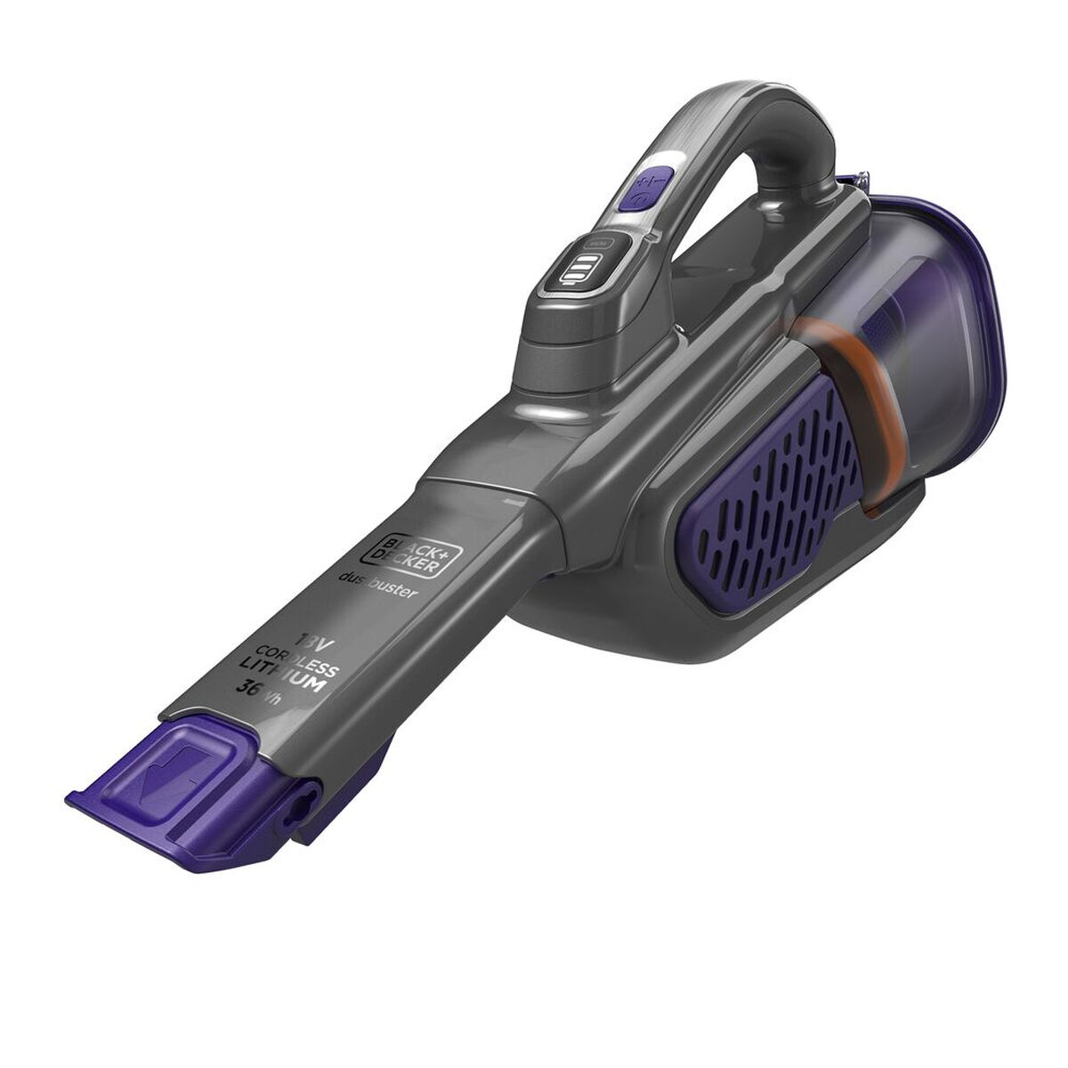 BLACK+DECKER Ručný vysávač Black &amp; Decker BHHV520BFP Čierna fialová Bezvreckový