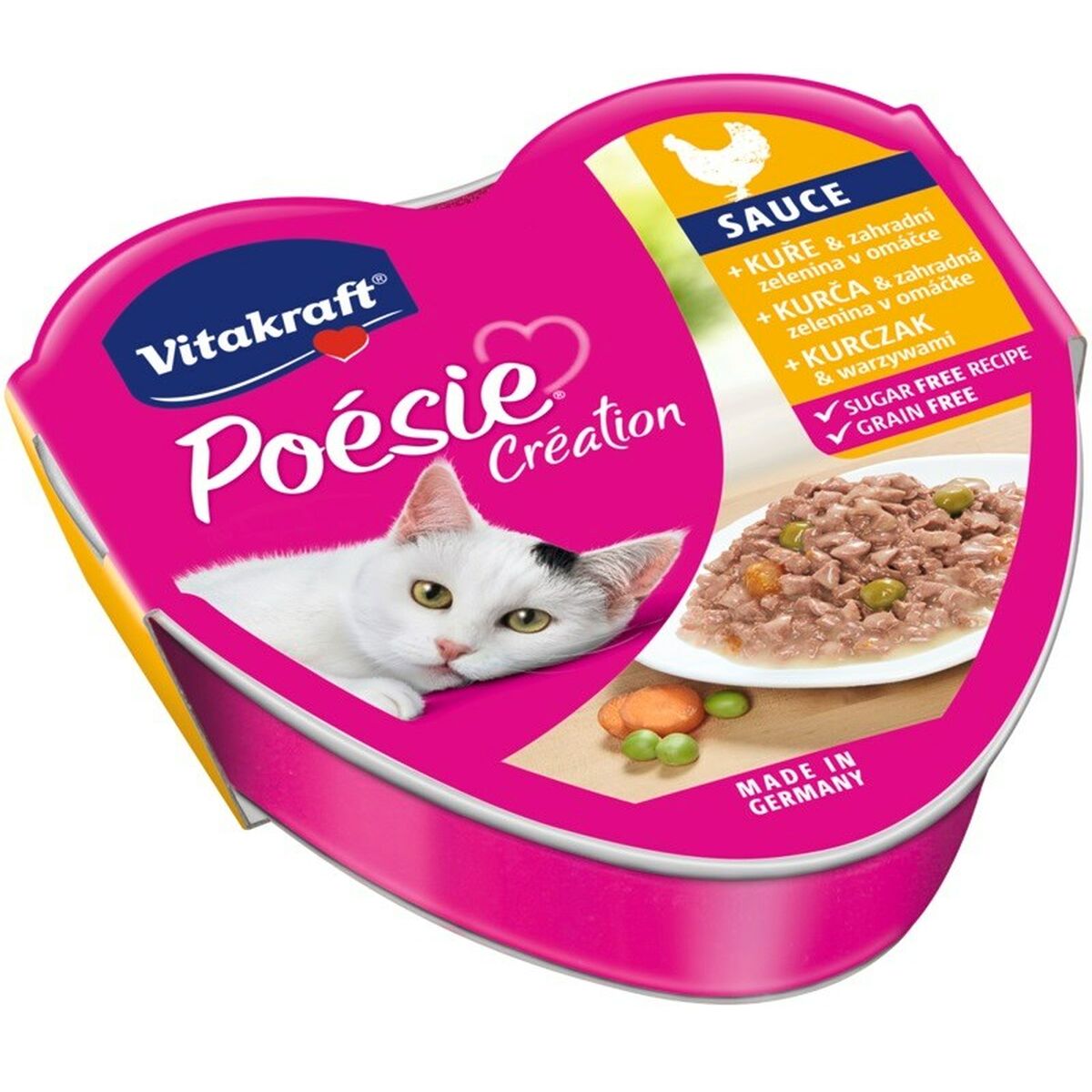 Vitakraft VITAKRAFT POESIE CREATION SOS kuracie/zeleninové - mokré krmivo pre mačky - 85 g