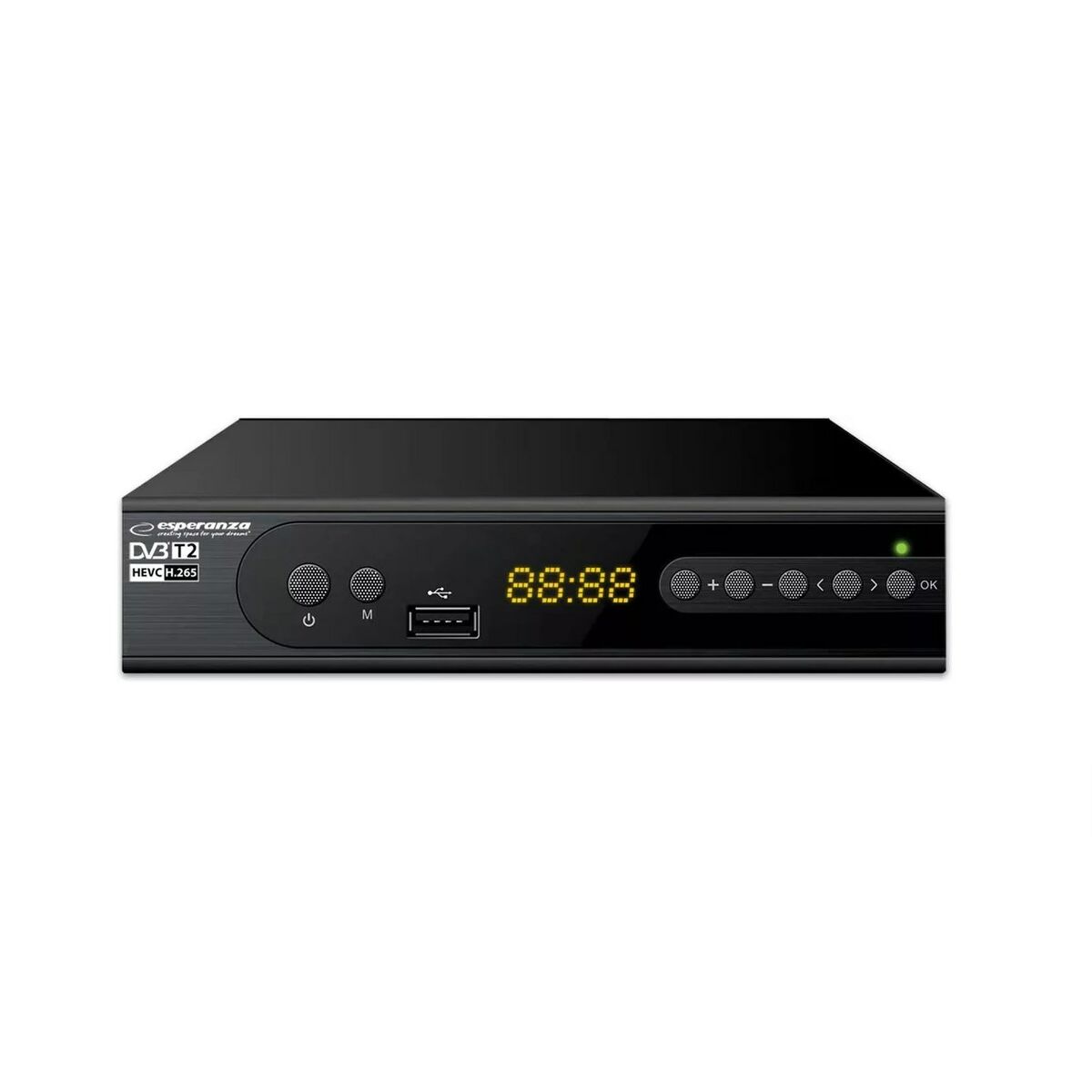 TV set-top box Esperanza EV106R, kábel, čierna