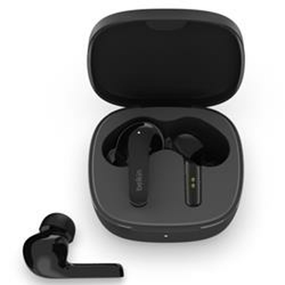 EUR Belkin SOUNDFORM Flow bezdrôtové slúchadlá do uší, na volania/hudbu, USB-C, Bluetooth, čierna
