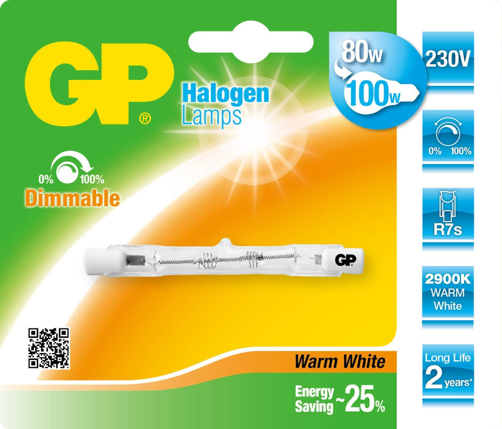 GP Lighting GP Osvetlenie GP Halo Lin. Es 78mm 80w R7s