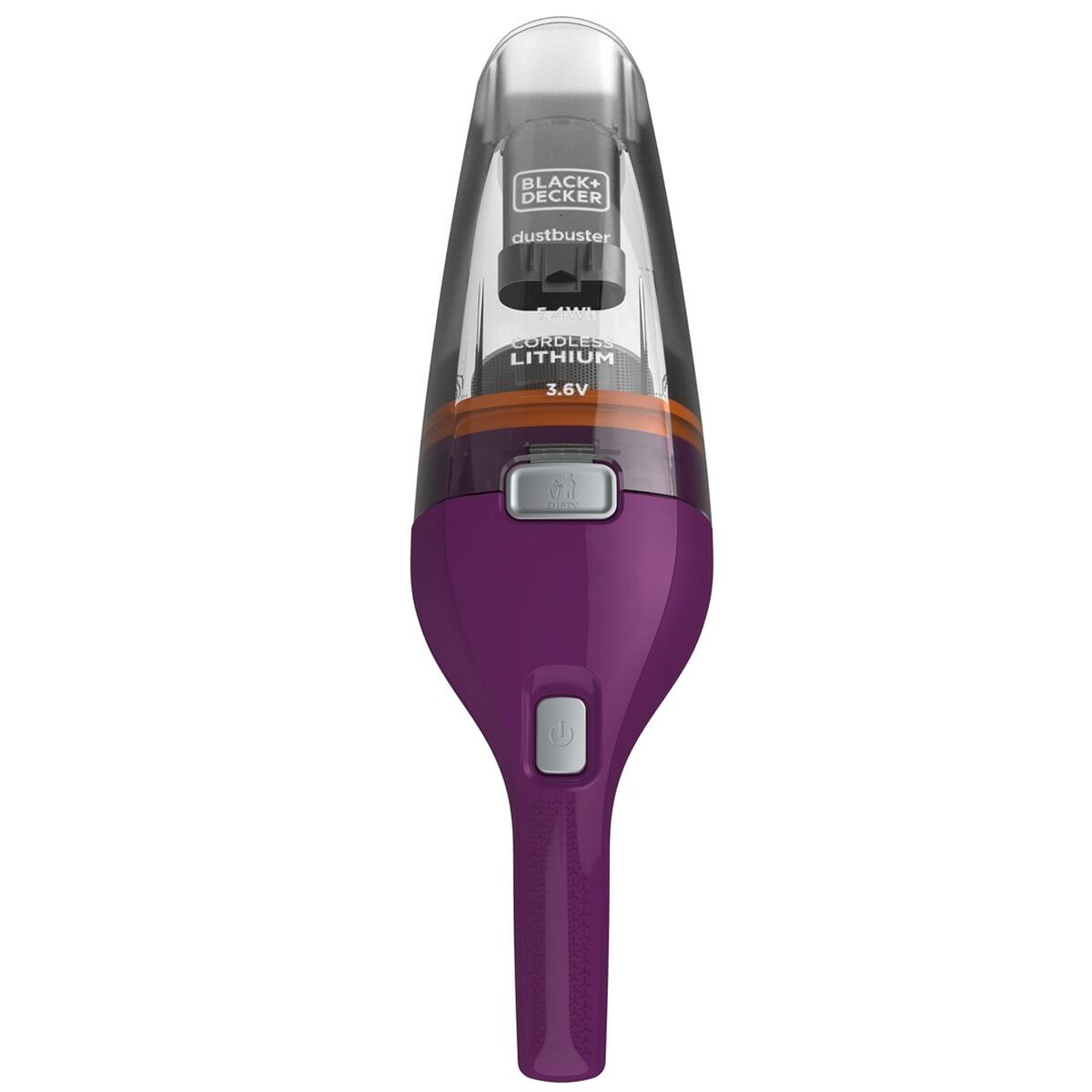 EUR Ručný vysávač Black &amp; Decker NVC115W Sivý, Fialový Bezvreckový