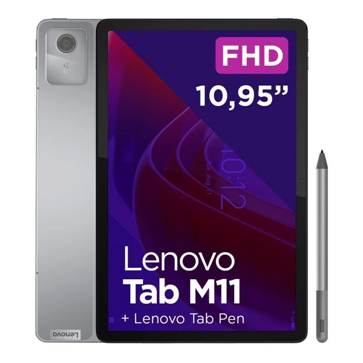 Lenovo Tab M11 128 GB 27,9 cm (11&quot;) Mediatek 4 GB Wi-Fi 5 (802.11ac) Android 13 Sivý