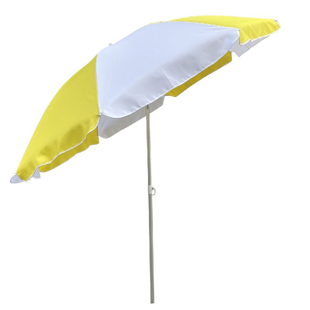 Outdoor Vonkajší slnečník 200 cm žltá/biela