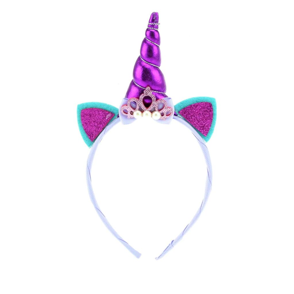 Dream Horse Vysnívaný kôň Unicorn Diadém fialová/modrá