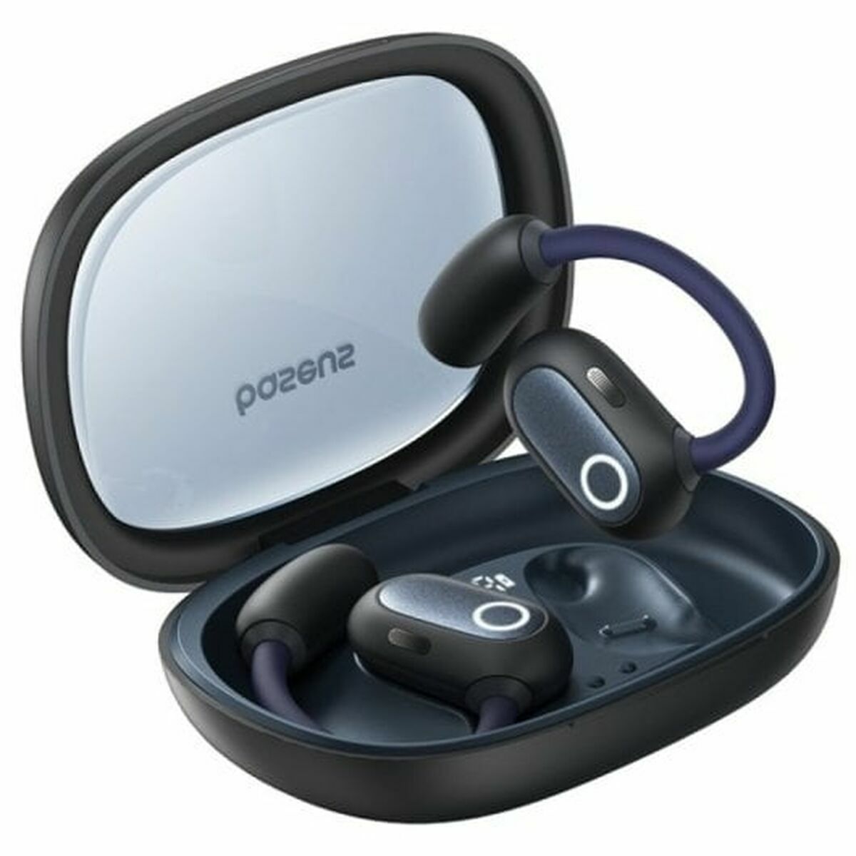 Baseus Eli Fit otvorené slúchadlá s mikrofónom, bezdrôtové pripojenie/hudba, USB typu C, Bluetooth,