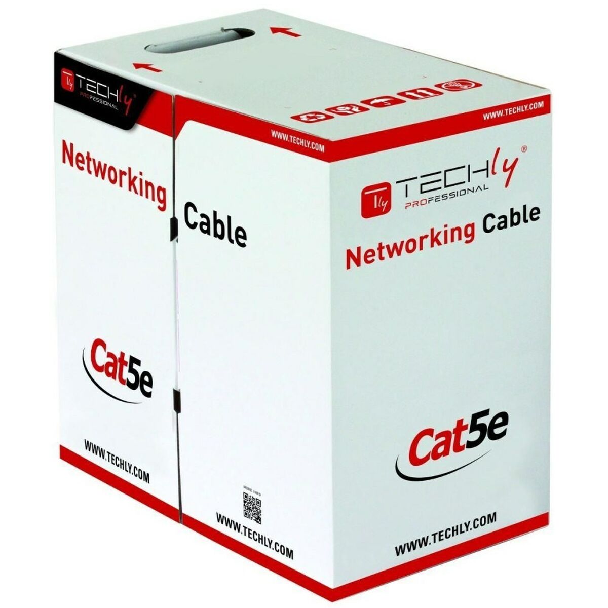 TECHly Sieťový kábel Techly ITP6-UTP-IC, sivý, 305 m, Cat5e U/UTP (UTP)