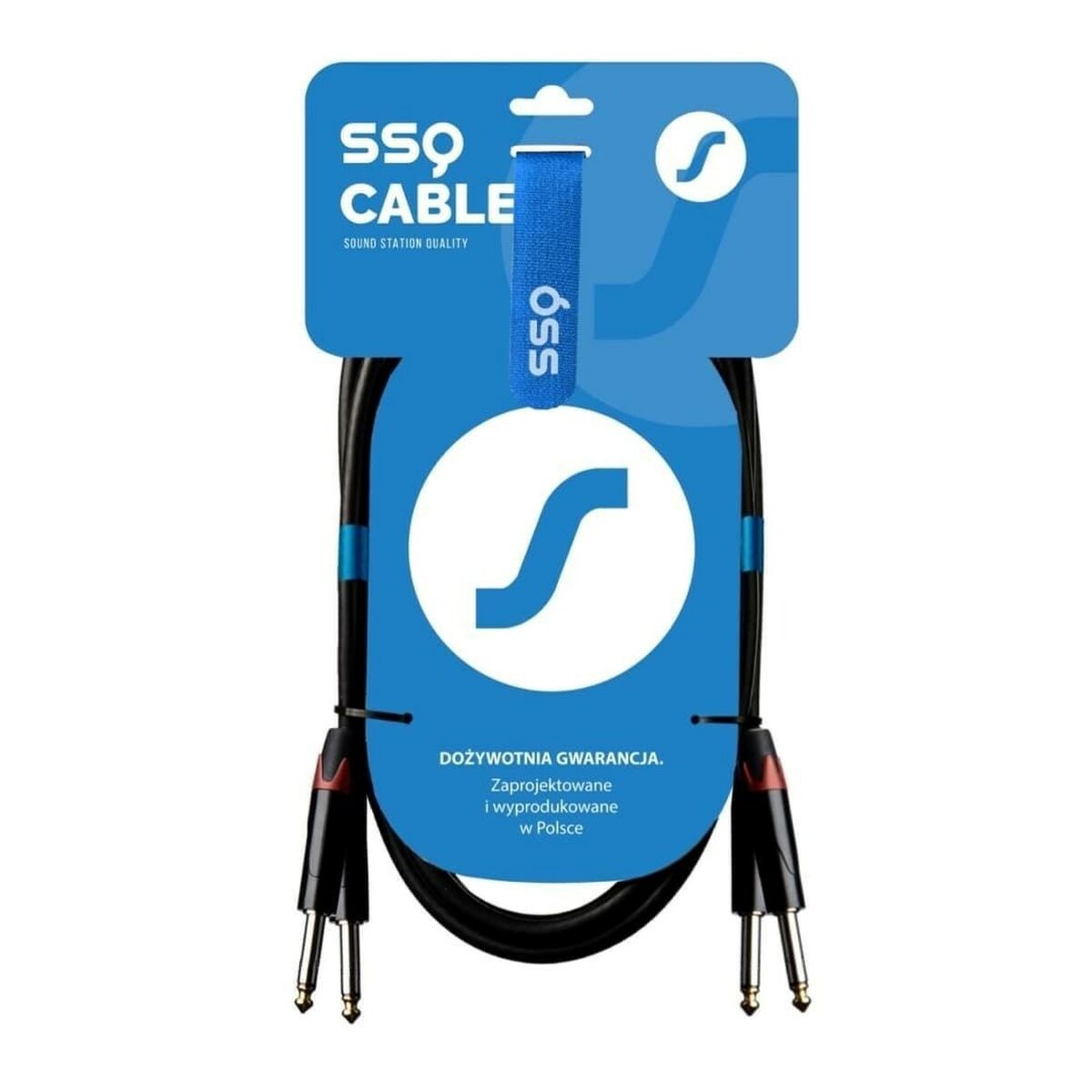SOUND STATION QUALITY (SSQ) SSQ JMJM2 - Kábel 2x Jack mono 6,3 mm - 2x Jack mono 6,3 mm 2 m