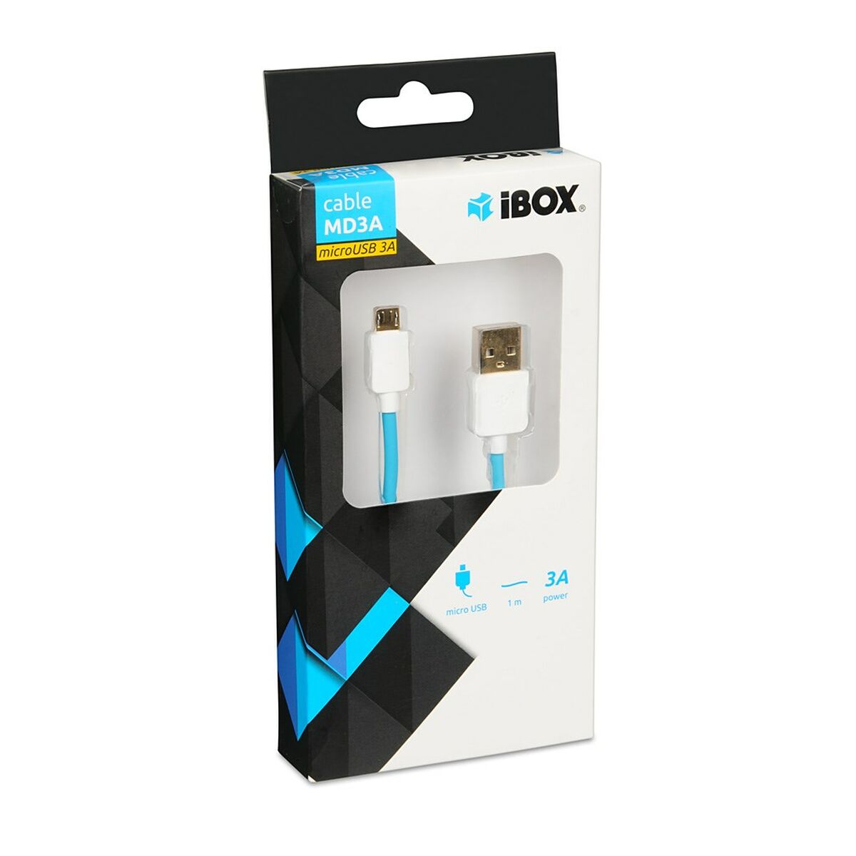 IBOX Kábel I-BOX USB C/USB C 1 m USB 3.2 Gen 2 (3.1 Gen 2) čierny