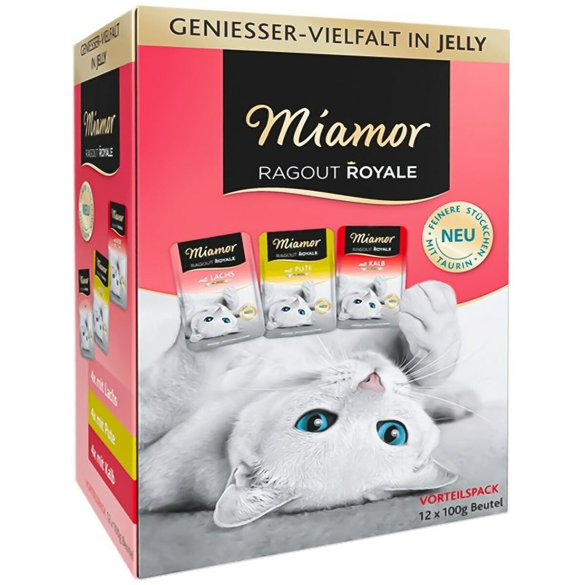 Miamor MIAMOR Ragout Royale Adult Mix v želé - mokré krmivo pre mačky - 12x100g
