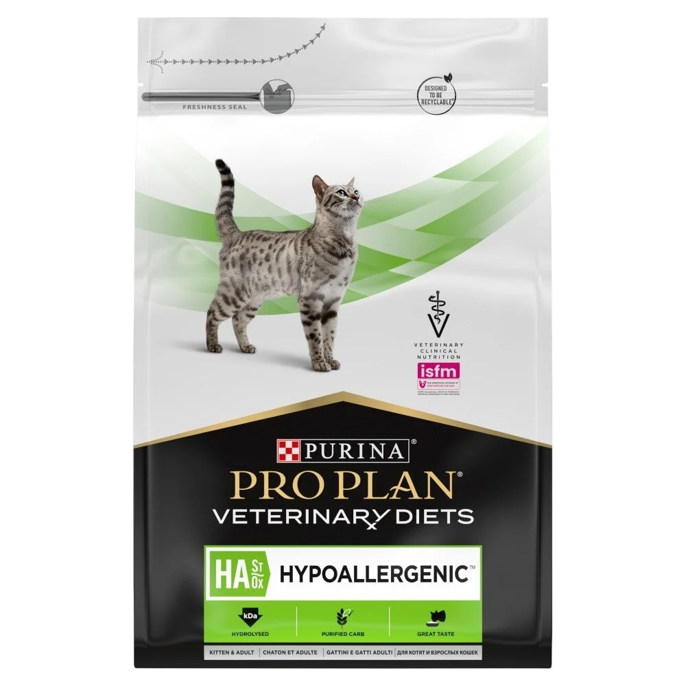 PURINA NESTLE PURINA Pro Plan Veterinary Diets Feline HA St/Ox hypoalergénne - suché krmivo pre mačky - 3,5 kg