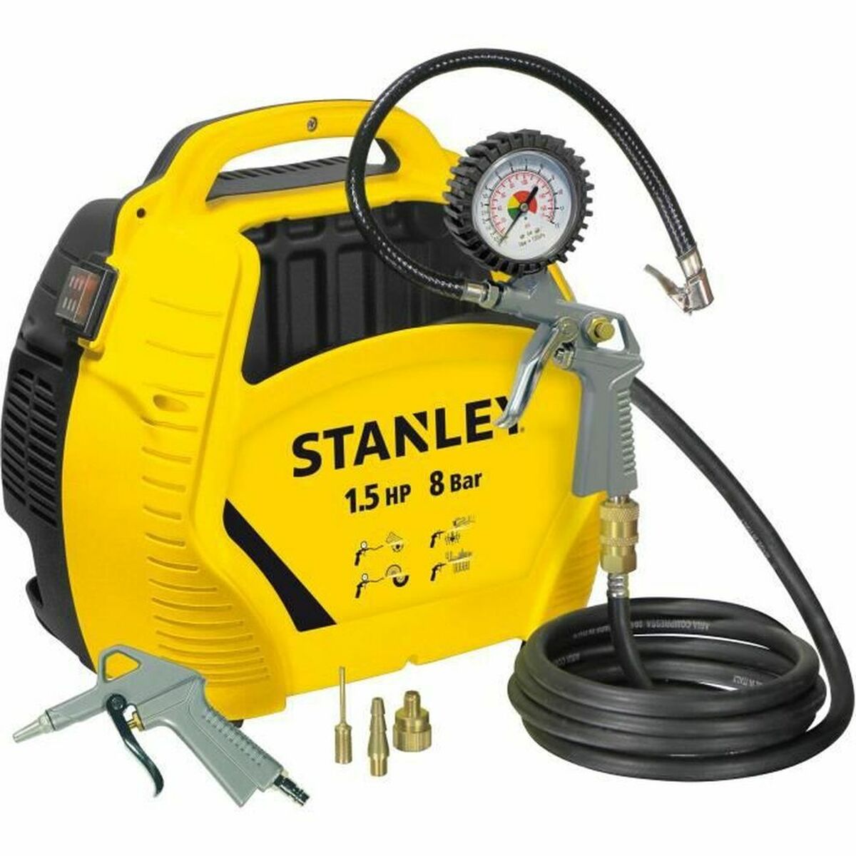 Bezolejový kompresor AIR KIT OL 1 1KW 8 BAR STANLEY