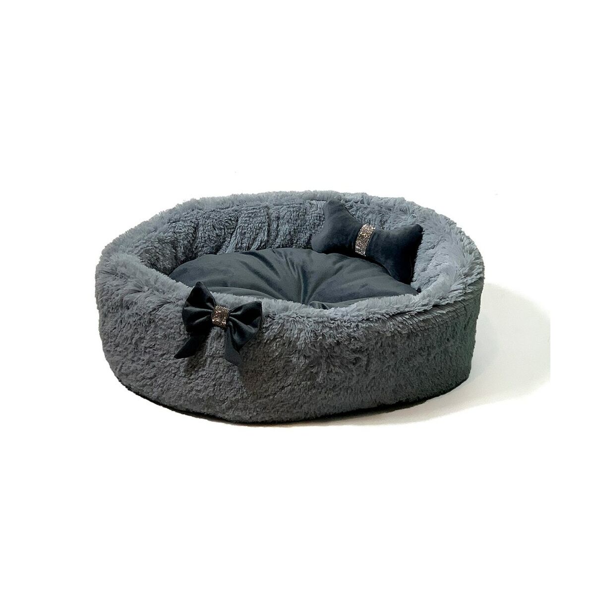 Go Gift GO GIFT Sivý XL pelech pre domáce zvieratá - 65 x 60 x 18 cm