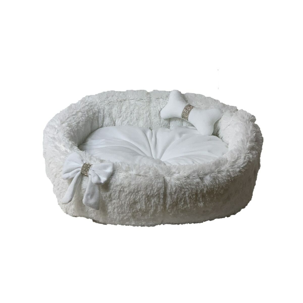 Go Gift GO GIFT Cocard biely XL - pelech pre domáce zvieratá - 65 x 60 x 18 cm