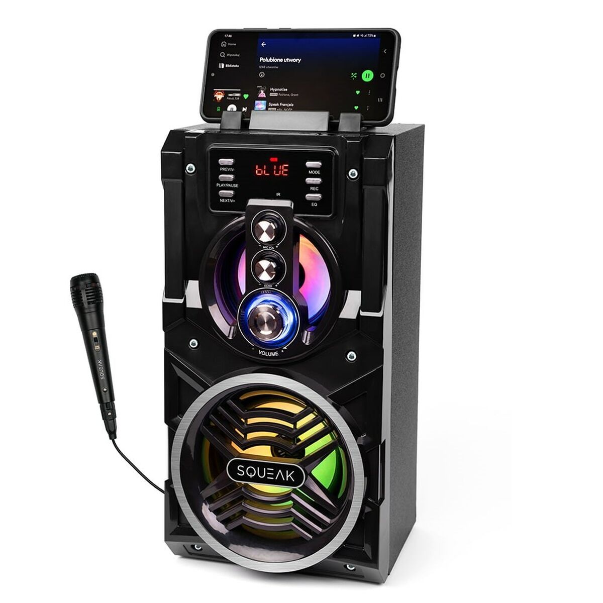 SQUEAK BeatBoxer Bluetooth 5.1 REPRODUKTOR - BLUETOOTH REPRODUKTOR S KARAOKE