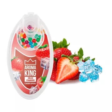 Capsule aromatizante Aroma King - Căpșuni de gheață - 100 buc