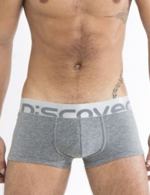 Boxeri din bumbac Discover Basic gri Trunk, 1 perechi, mărimea M Boxeri din bumbac Discover Basic gri Trunk, 1 perechi, mărimea M