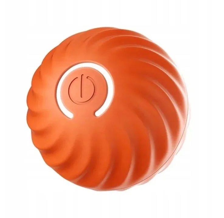 Interaktivní míček PG-CT042 pro psy a kočky - oranžový