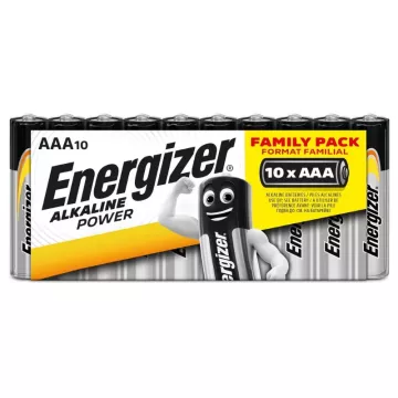 Mikrotužkové baterie Alkaline Power - 10x AAA - family pack - Energizer