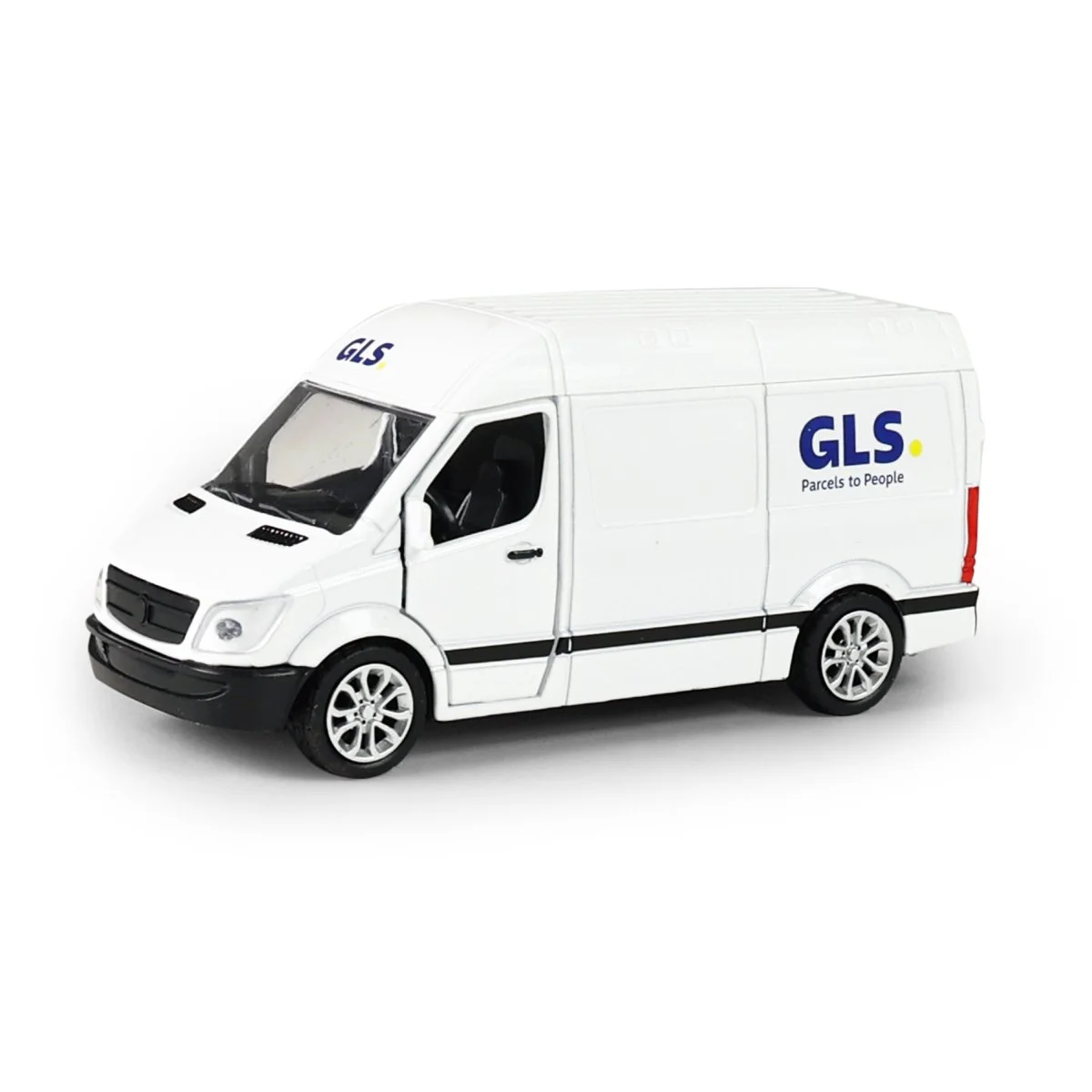 Kovová dodávka GLS s otevíracími dveřmi 12 cm