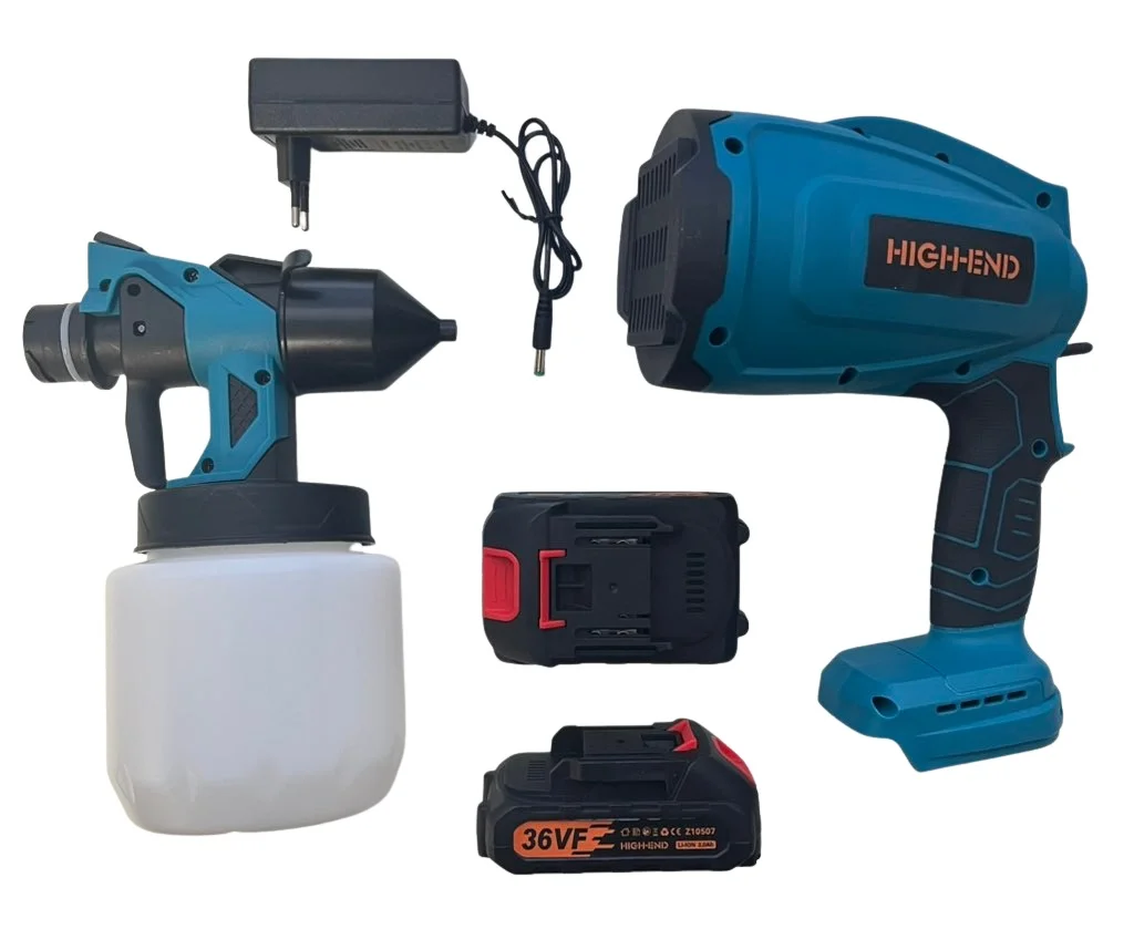 Akumulátorová stříkací pistole HIGH-END Z10507 se dvěma bateriemi