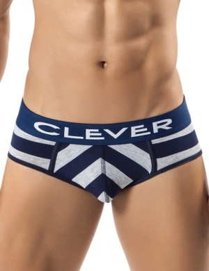 Pánské slipy Termoli Piping Brief šedo-modré, Velikost oblečení XL Pánské slipy Termoli Piping Brief šedo-modré, Velikost oblečení XL