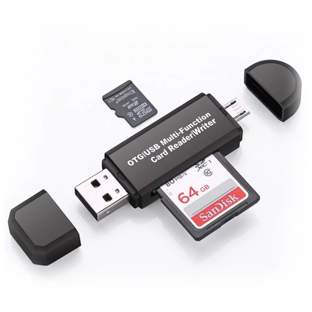 4L USB čtečka karet s konektorem Micro USB