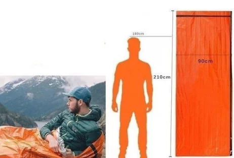 Zaparkorun Nouzový outdoorový spací pytel na kempování v přírodě