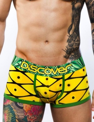 Pánské boxerky Discover Pineapple, Velikost oblečení XL Pánské boxerky Discover Pineapple, Velikost oblečení XL