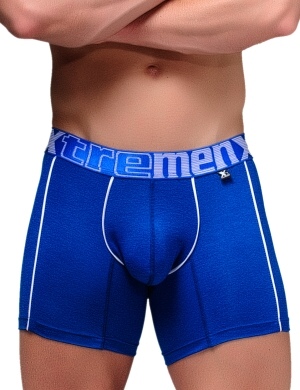 Boxeri Xtremen Microfiber Boxer Live Blue King, 1 perechi, mărimea L Boxeri Xtremen Microfiber Boxer Live Blue King, 1 perechi, mărimea L