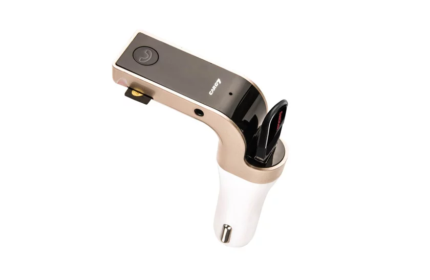 Zaparkorun Bluetooth FM transmitter na USB a micro SD karty