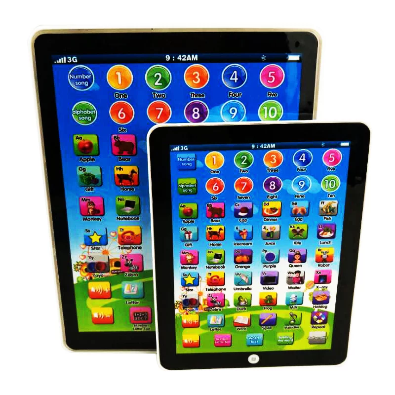 Chytrý vzdelávací tablet pre deti - veľký - Modrý