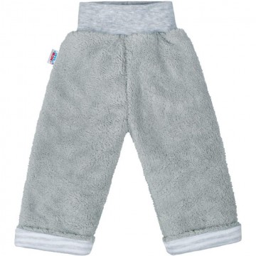 Zimní dětské tepláčky New Baby Ušáček šedé Zimní dětské tepláčky New Baby Ušáček šedé