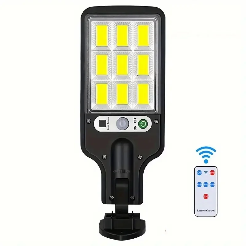 AFF LED nástěnná lampa se solárním napájením a senzorem pohybu 108COB
